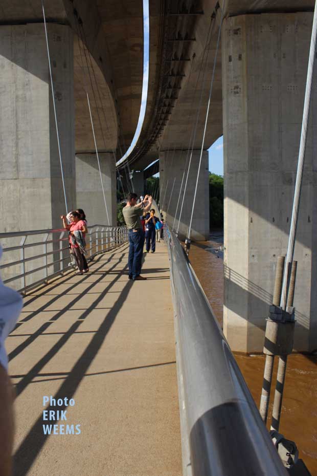Walking Bridge over James River in Richmond