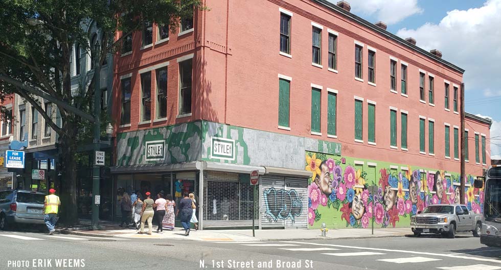 Broad and North First Street Richmond VA