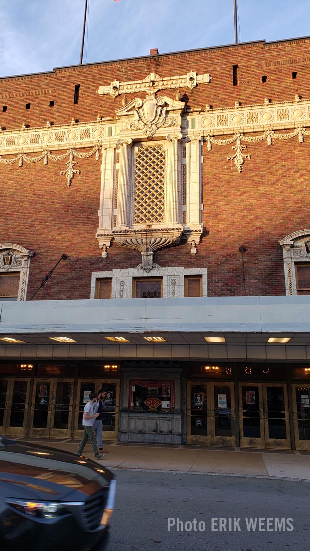 Walking by the Byrd Theatre in Carytown Walking by the Byrd Theatre in Carytown